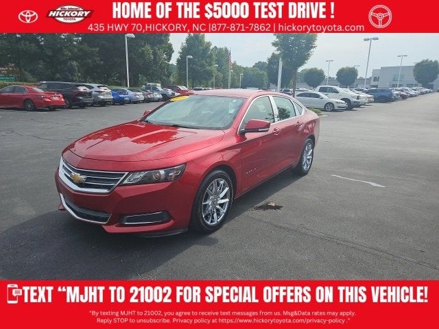 Used 2015 Chevrolet Impala 1LT with VIN 2G1115SL9F9280806 for sale in Hickory, NC